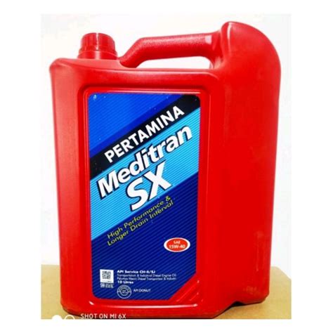 Jual Oli Pertamina Meditran Sx 10 Liter Oli Mesran Meditran Sx 10 Liter | Shopee Indonesia