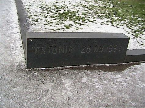 Memorial "Interrupted line" to the MS Estonia ferry disaster - Tallinn