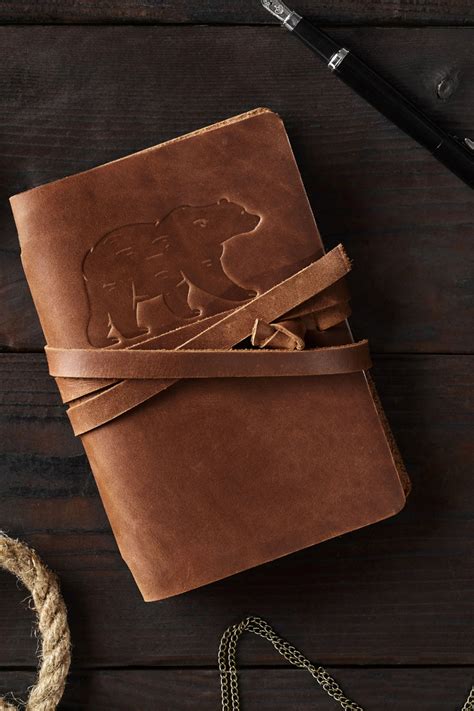 Traveler's notebook, leather journal with your personalization in 2021 | Leather journal ...