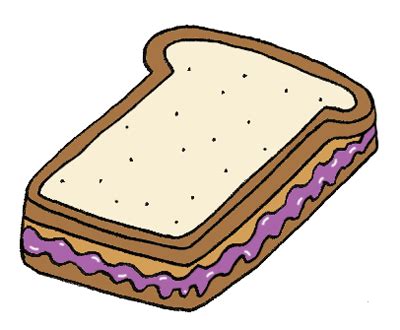 Peanut Butter And Jelly Sandwich Clipart | Free download on ClipArtMag