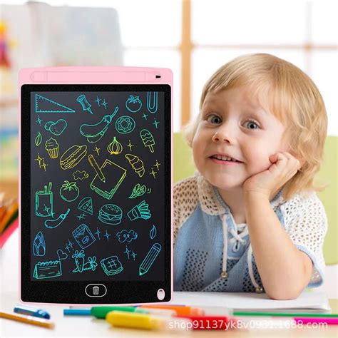 Af Kids Tablet Educational Drawing Pad 8.5/12 Inch Lcd Writing Tablet ...