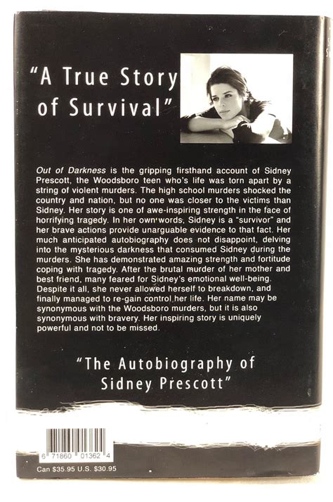 Scream 4 (2011) - Sidney Prescott's Autobiography "Out Of Darkness" Book