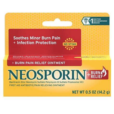 Neosporin + Burn Relief Ointment - Shop Medicines & Treatments at H-E-B