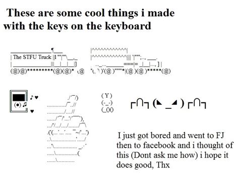 Keyboard symbols