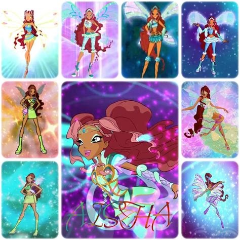 All their transformations from Magic Winx to Bloomix. Description from ...