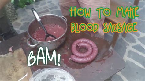 How to make Blood Sausage - YouTube