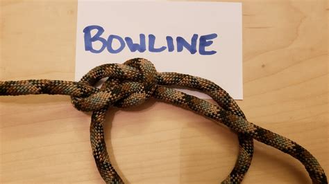 How to Tie a Bowline Knot - YouTube