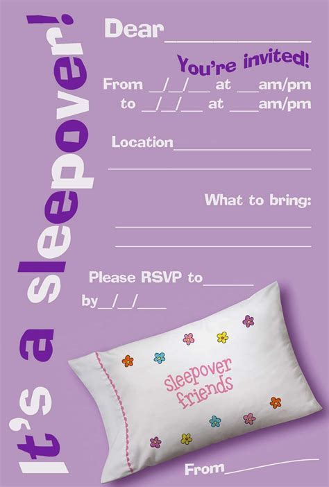 Printable Birthday Invitations For Teenage Girls Free