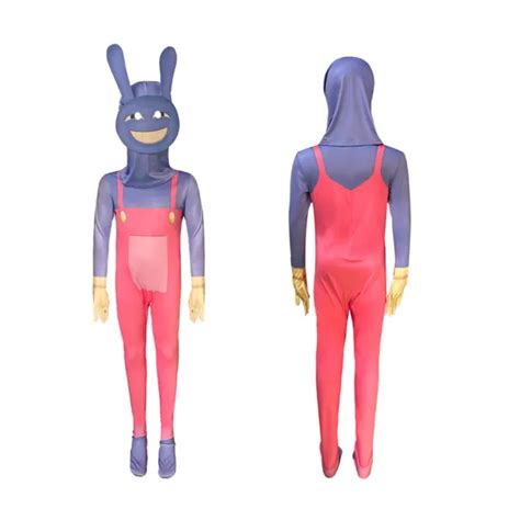 THE AMAZING DIGITAL Circus Costume Jax Cosplay Jumpsuit Outfit Carnival Kids £28.79 - PicClick UK