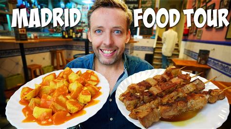 EPIC Madrid Food Tour (Best Tapas, Street Food, Pastries & More) - YouTube