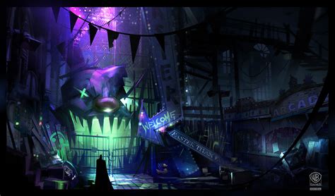 BATMAN: ARKHAM ORIGINS Concept Art Including Batcave & Joker's Lair