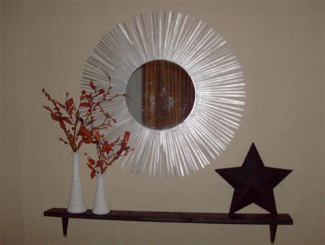 Make a Silver Starburst Mirror » Dollar Store Crafts