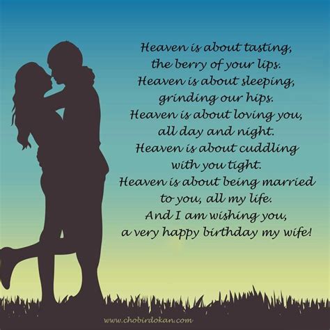 Romantic Happy Birthday Poems For Her -For Girlfriend or Wife-Poems-… | Birthday quotes for ...