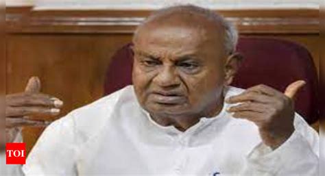 Karnataka: HD Deve Gowda may oust Ibrahim for stand against BJP tie-up ...