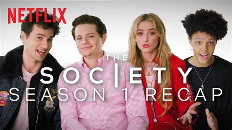 The Society Cast Recaps Season 1 | *Lots of Spoilers* | Netflix - YouTube