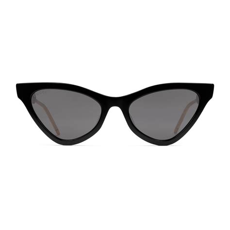 Gucci Velvet Cat Eye Acetate Sunglasses in Black - Save 39% - Lyst