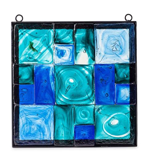 Framed Recycled Glass Block Art | Shop All Home Décor | Home Décor ...