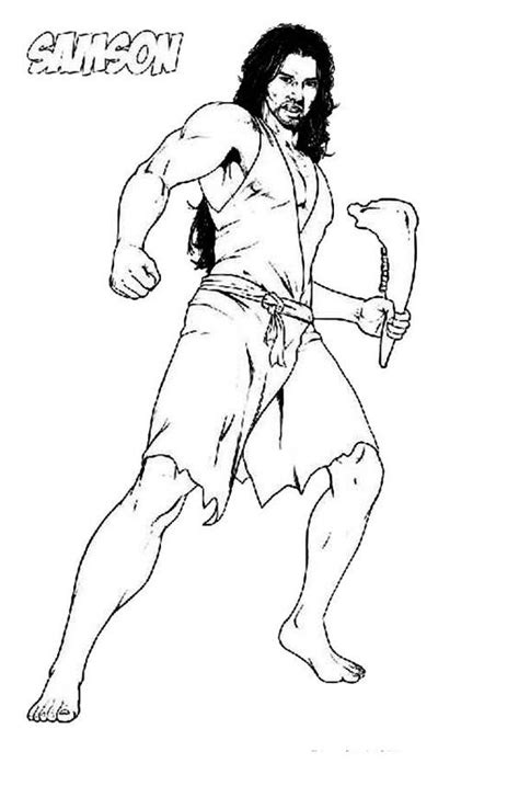 Samson And Delilah Story Coloring Pages - Coloring Home