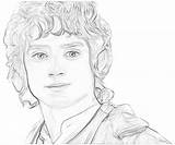 Frodo Coloring Page Pages sketch template