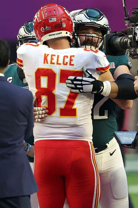 Jason Kelce Celebrates His Brother Travis's Big Win at Super Bowl 2023