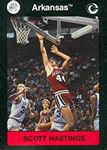 Amazon.com : Scott Hastings Basketball Card (Arkansas) 1991 Collegiate ...