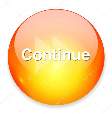 Continue button icon — Stock Vector © sarahdesign85 #70298869