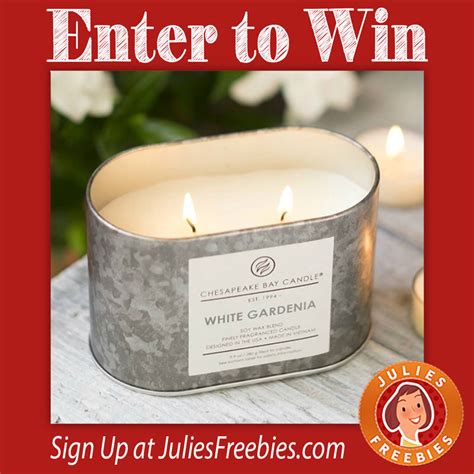 Win a Chesapeake Bay Candle - Julie's Freebies