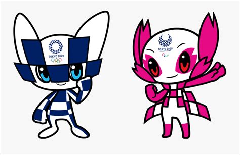 On The Left, A Humanoid Cartoon Character With Large - Tokyo Olympics ...