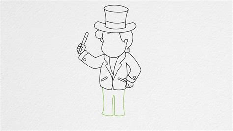 How to draw a MAGICIAN step by step - YouTube