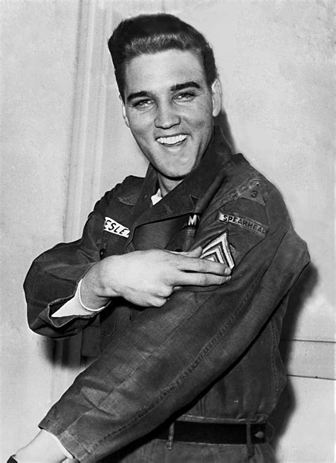 Sixty years ago, Elvis Presley was drafted into the Army. He was ... | Elvis presley, Elvis ...