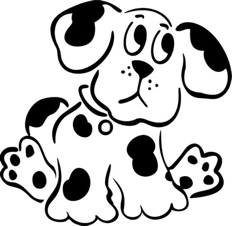 SignSpecialist.com – General Decals - Toon spotted dog vinyl sticker ...