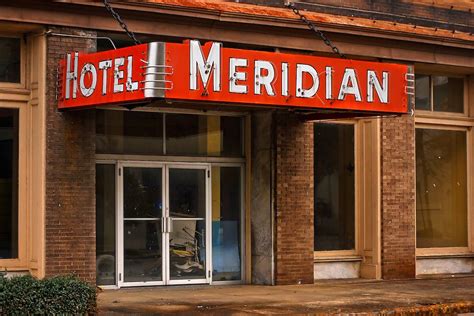 The Hotel Meridian, no longer in operation, is pictured in downtown ...