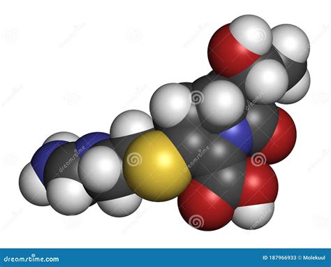 Imipenem Molecular Structure Isolated On White Royalty-Free ...