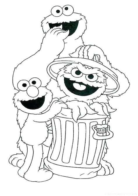 Sesame Street Alphabet Coloring Pages at GetDrawings | Free download