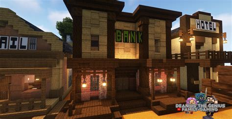 The Bank of “Wyldwood”, a wild west Minecraft themed base build : r ...