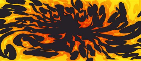 Comic fire on black background 24592829 Vector Art at Vecteezy