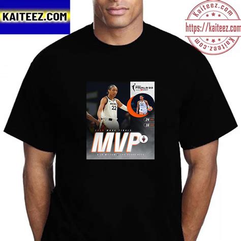 Congratulations Aja Wilson Is 2023 WNBA Finals MVP Vintage T-Shirt ...