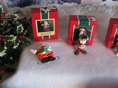 Vintage 1980s-santa Collections-hallmark Keepsake Ornaments - Etsy