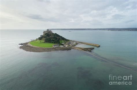 St Michaels Mount aerial Photograph by Steev Stamford | Pixels