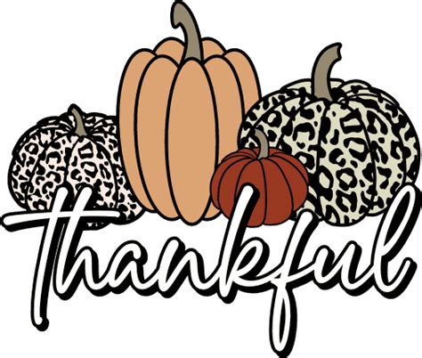 Thankful, pumpkins clipart image, autumn tshirt design - free svg file ...