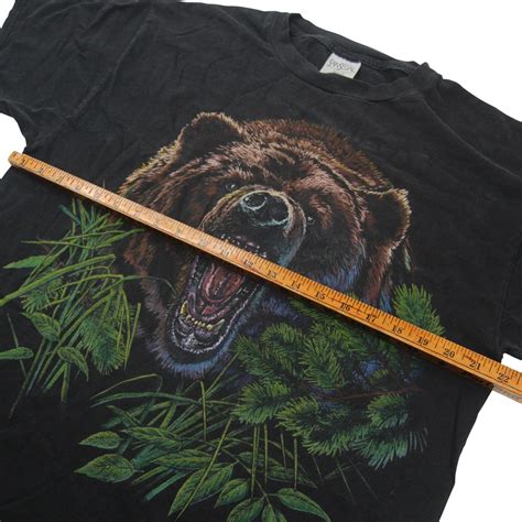 Vintage Grizzly Bear Graphic T Shirt - Gem