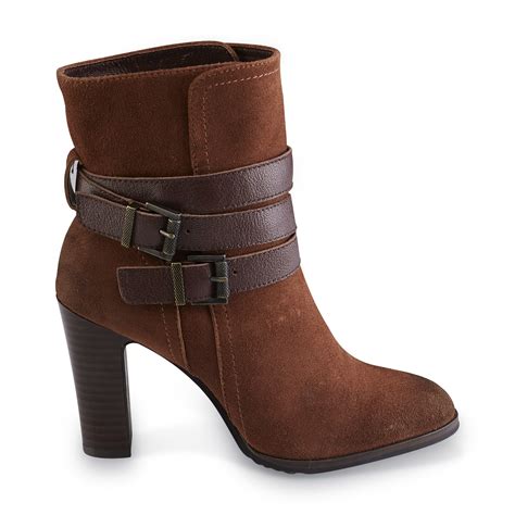 Women's Kalli Leather Ankle Boot - Brown | Shop Your Way: Online ...