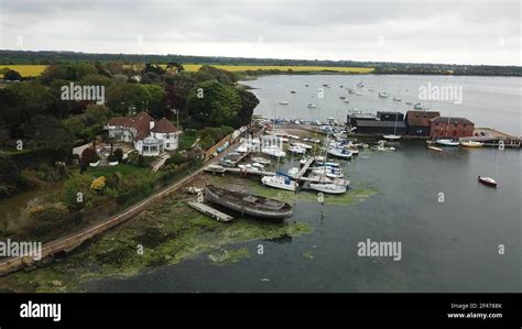 Aerial view chichester marina hi-res stock photography and images - Alamy