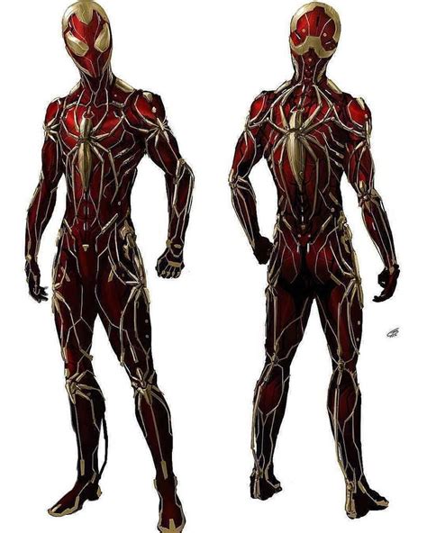 Iron Spider concept Art | Marvel spiderman, Spiderman costume, Amazing spiderman