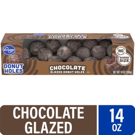 Kroger® Glazed Chocolate Donut Holes, 14 oz - Ralphs