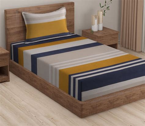 Buy Geometric Single Bed Sheets Online in India - WoodenStreet