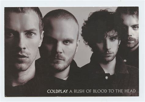 COLDPLAY Postcard A Rush of Blood to the Head promo 2002 Capitol Records | Vintage Collectibles ...