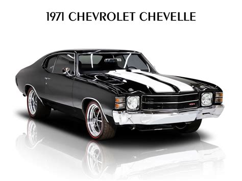 1971 Chevrolet Chevelle NEW METAL SIGN: Hot Rod Look in Black & White ...