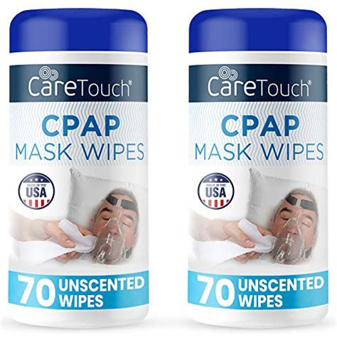 CPAP Wipes | CPAP Cleaner | 2 Packs of 70 Unscented CPAP Mask Wipes ...