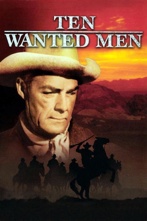 Ten Wanted Men (1955) - Posters — The Movie Database (TMDB)